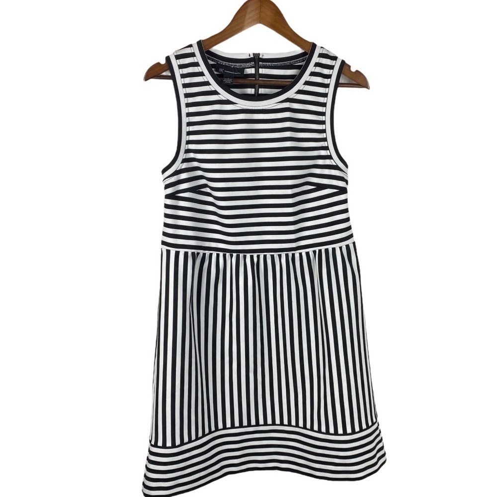 Macy’s INC Fit n Flare Striped Dress